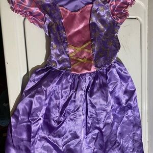 Rapunzul Purple and Pink Kids Costume Dress